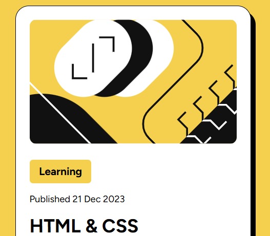 blog card